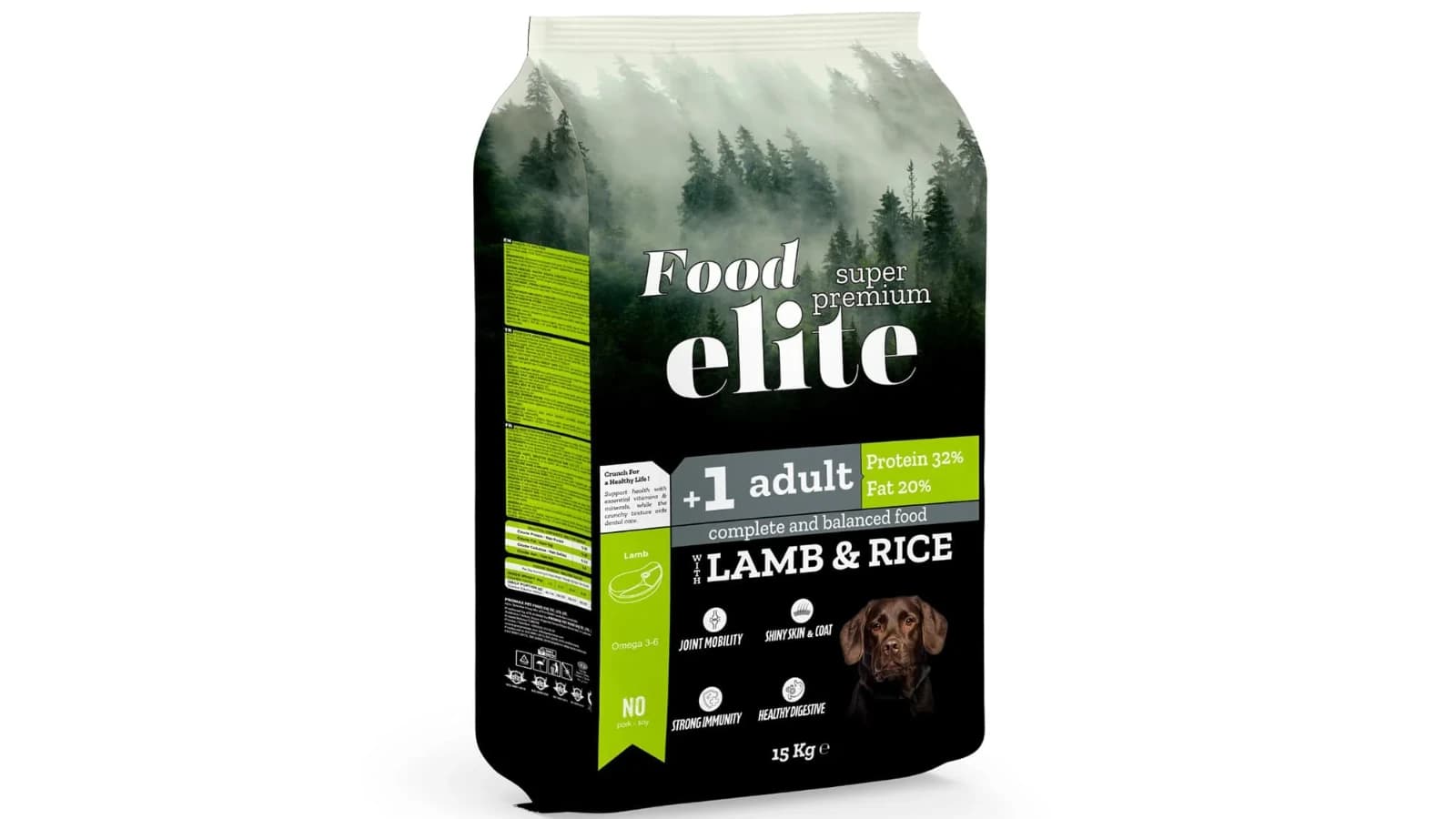 Food Elite High Energy (32 protein 20 fat) 3kg Ξηρά Τροφή για Ενήλικους Σκύλους με Αρνί & Ρύζι