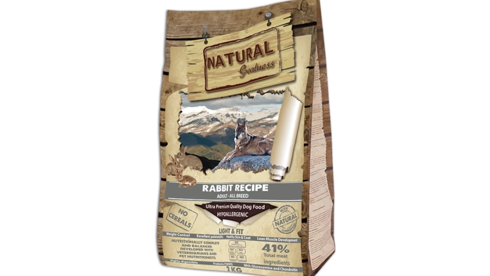 NG GRAIN FREE RABBIT ADULT ALL BREED 2kg