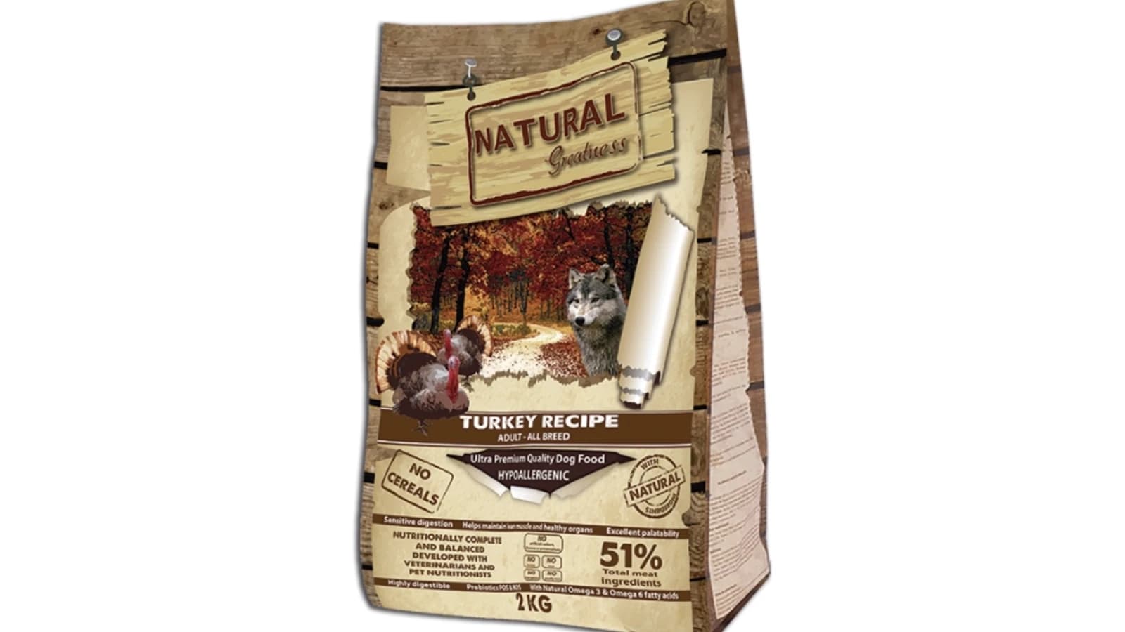 NG GRAIN FREE TURKEY ADULT ALL BREED 2kg